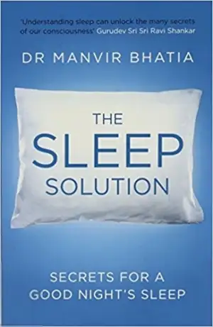 Dr . Manvir Bhatia எழுதிய The sleep solution - Book Cover