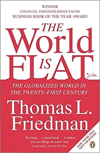 Thomas Friedman எழுதிய The World is Flat - Book Cover