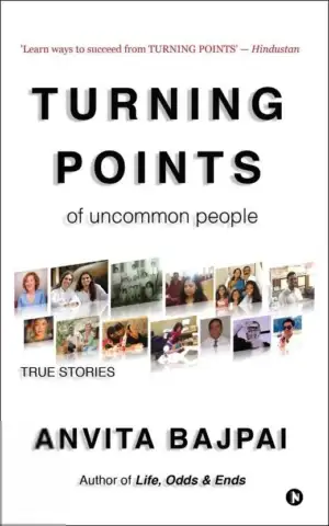 Anvita Bajpai எழுதிய Turning Points of Uncommon People - Book Cover