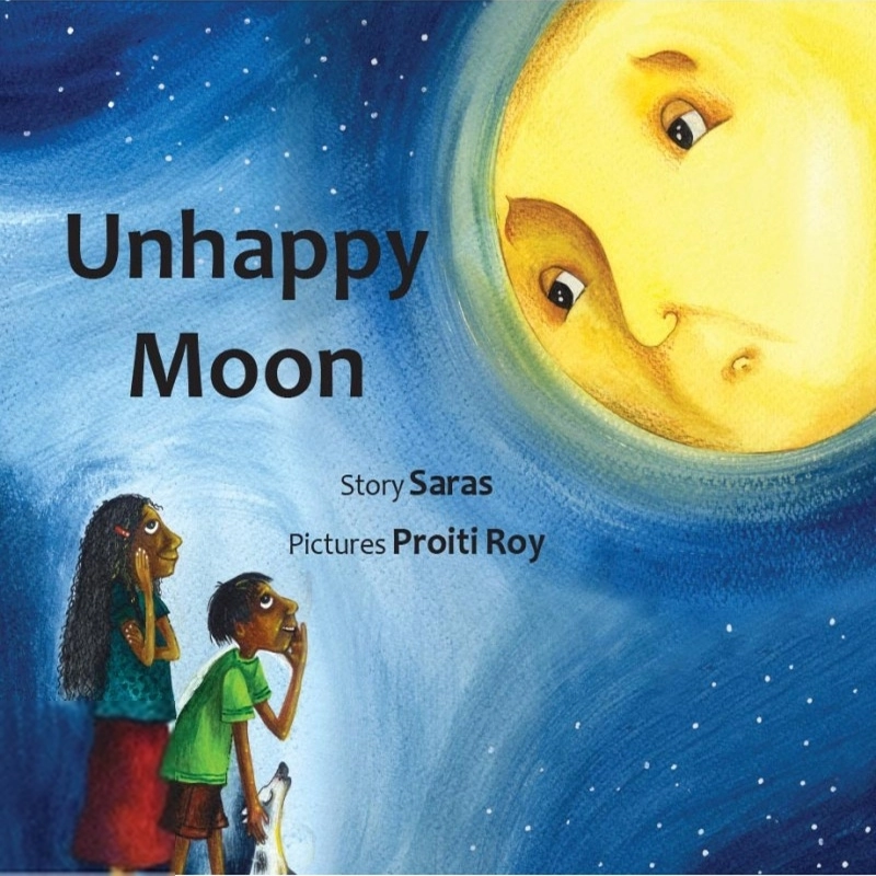 Proiti Roy எழுதிய Unhappy Moon - Book Cover