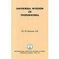 Dr. M. Rajaram எழுதிய Universal Wisdom in Thirukkural - Book Cover