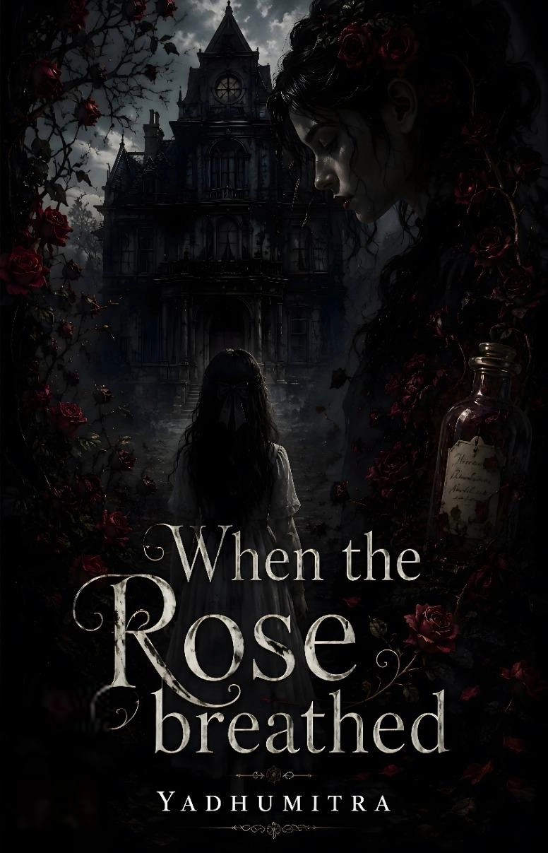 Yadhu Mitra எழுதிய When the Rose breathed - Book Cover